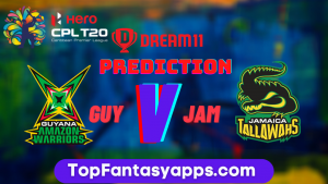 GUY vs JAM Dream11 Team Prediction For 12th Match CPL 2020 (100% Winning Team)