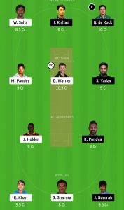 SRH-vs-MI-Dream11-Team-for-Small-League