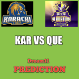 KAR vs QUE Dream11 Team Prediction PSL 30th Match