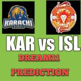 KAR vs ISL Dream11 Team Prediction PSL 28th Match