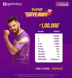 Gamezy Giveaway: Free Rs.1 Lakh Giveaway In IPL 2021 Final Match CSK vs KKR