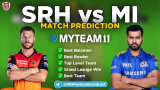 SRH vs MI MyTeam11 Fantasy Team Prediction Match-56 IPL 2020