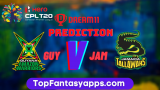 GUY vs JAM Dream11 Team Prediction For 12th Match CPL 2020 (100% Winning Team)