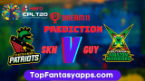 SKN vs GUY Dream11 Team Prediction For 20th Match CPL 2020 (100% Winning Team)