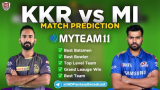 MI vs KKR MyTeam11 Team Prediction Match-32 of IPL 2020