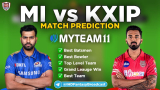 KXIP vs MI MyTeam11 Fantasy Team Prediction Match-13 IPL 2020
